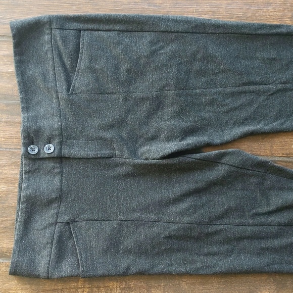 CAbi Dark Gray Lean Trouser Ponte Dress Pants - Women's 12 - Picture 2 of 7